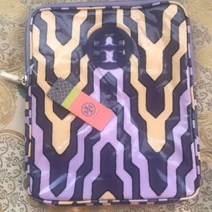 TORY BURCH EGYPTIAN TURQUOISE TABLET SLEEVE/ IPAD